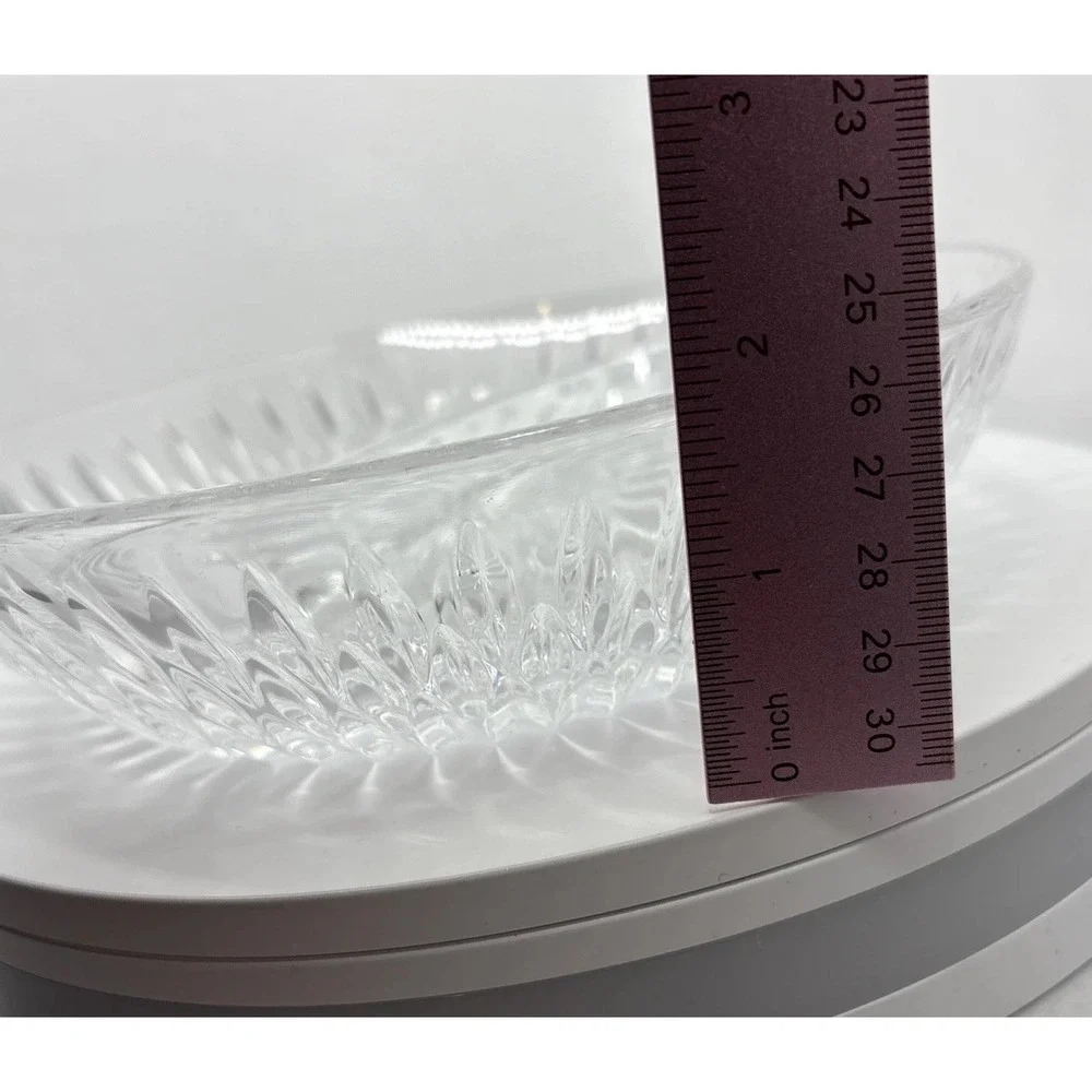 Princess House Highlights Crystal Divided Serving Dish Brilliant Cut‎ Crystal